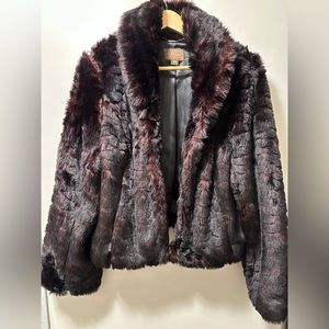 FAUX FUR SHORT JACKET